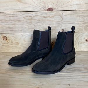 Thursday Boot Co Dutchess brown suede flat booties
